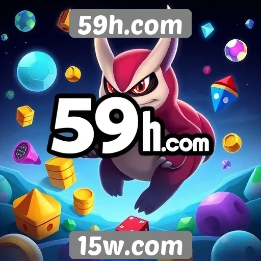 Visão geral da plataforma 59h com jogos online